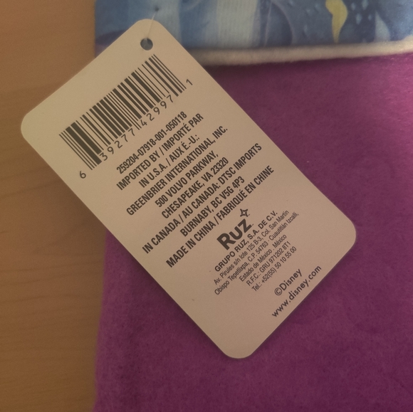 🆕 Purple Frozen Christmas stocking with snowflake imprints (2/$15) - Picture 5 of 6